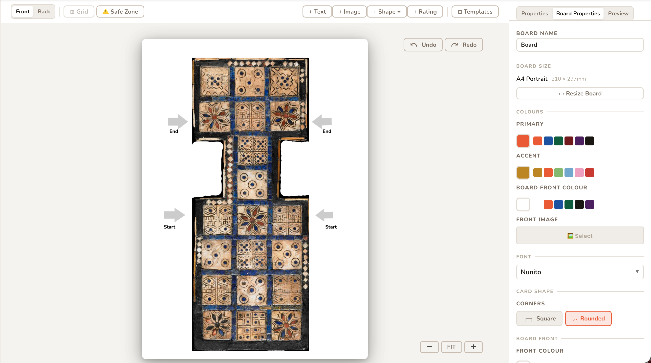 Visual editor