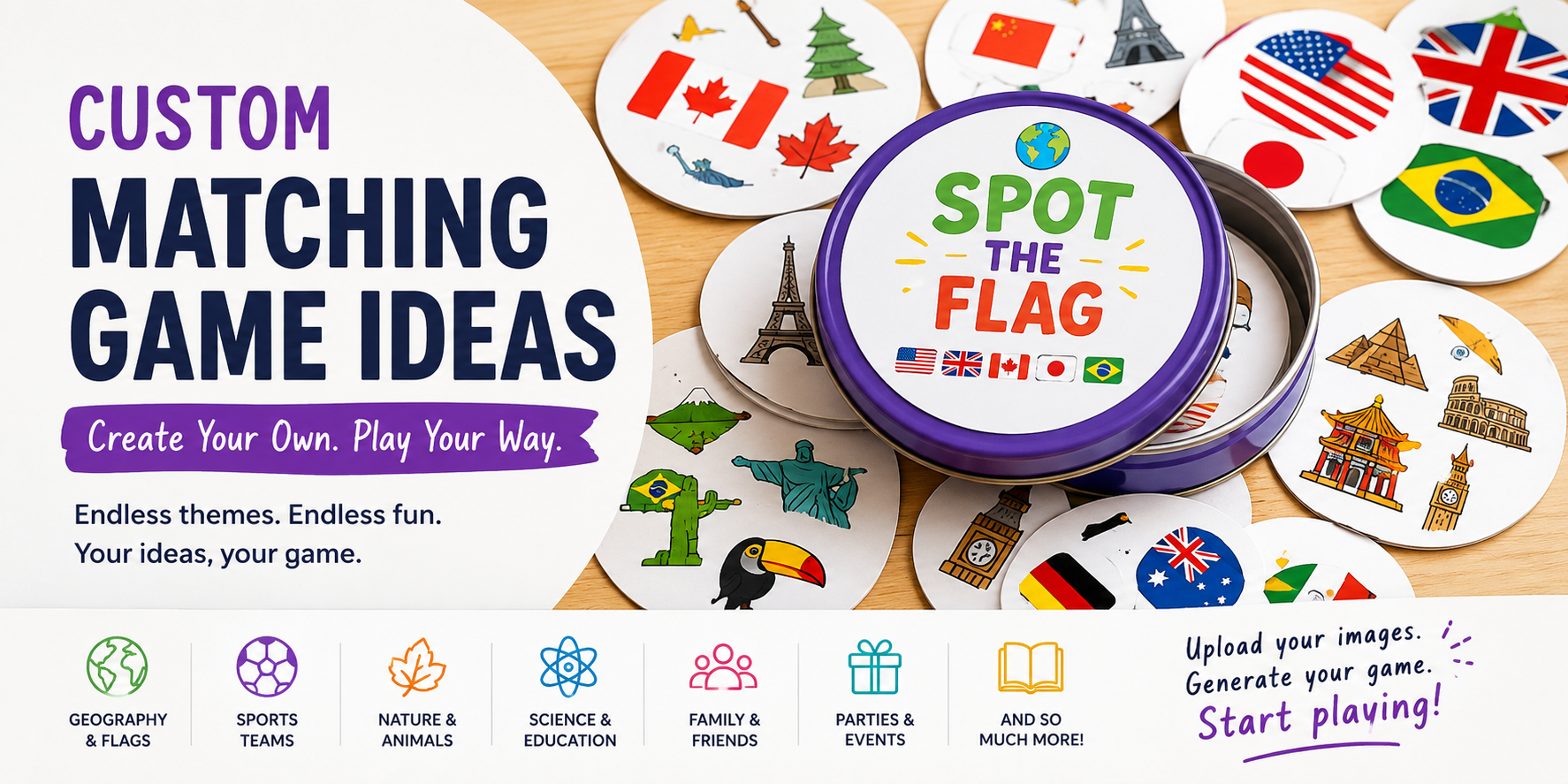 Custom Matching Game Ideas